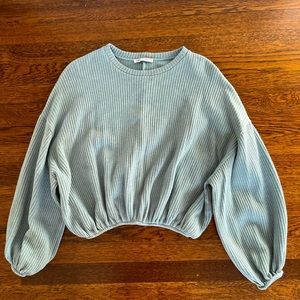 Zara Ribbed Cropped Sweater